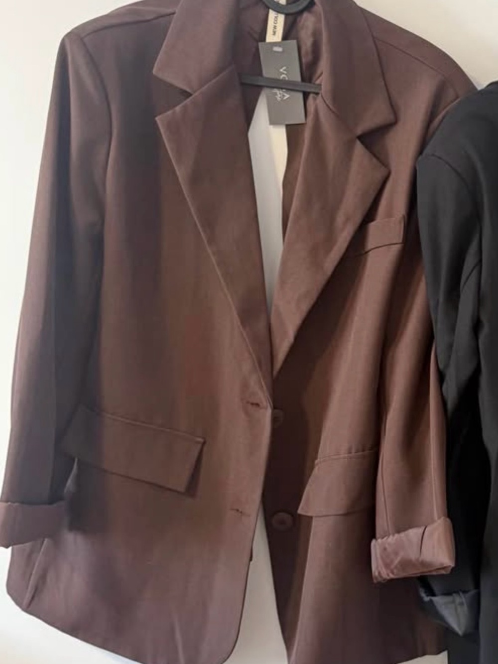 Vero Moda Brown Single-Breasted Blazer